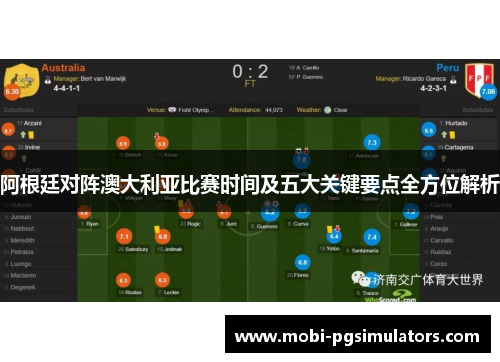 阿根廷对阵澳大利亚比赛时间及五大关键要点全方位解析